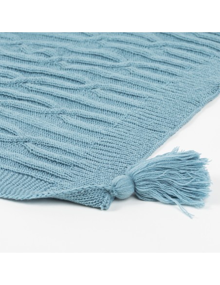 Plaid ocho con borlón Plaid ocho con borlón