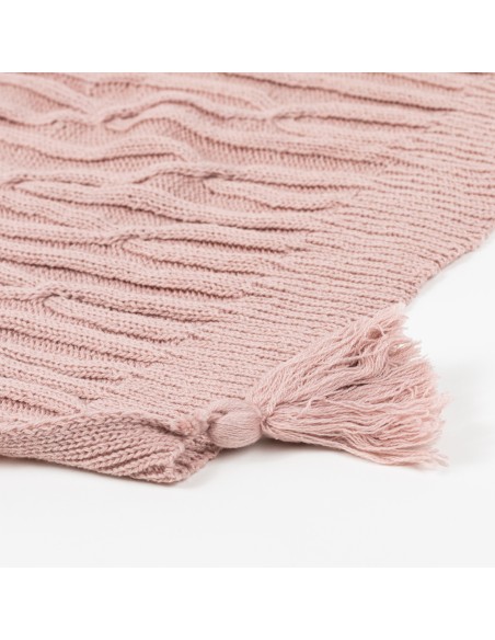 Plaid ocho con borlón Plaid ocho con borlón