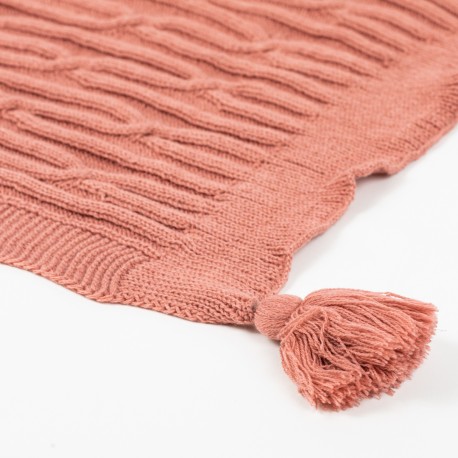 Plaid ocho con borlón