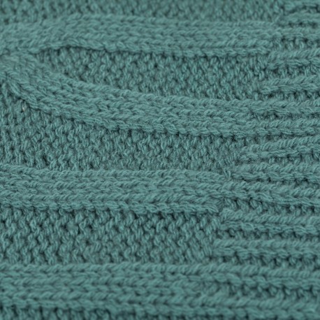 Plaid ocho con borlón