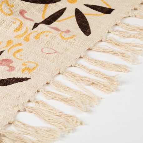 Plaid algodón Culiacan mostaza