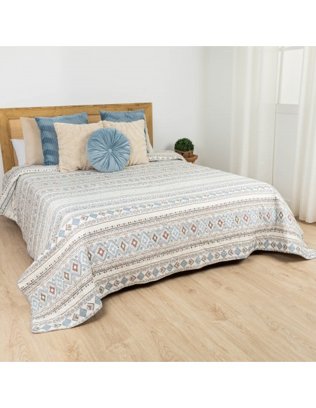 Colcha bouti Iker indigo Colcha bouti Iker indigo