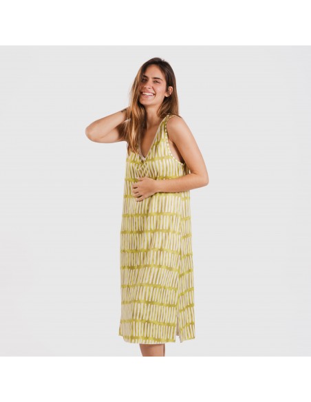 Vestido midi tirantes soft Lemonade verde lima Vestido midi tirantes soft Lemonade verde lima