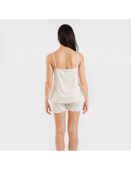 Pijama tirantes mujer soft Iris natural