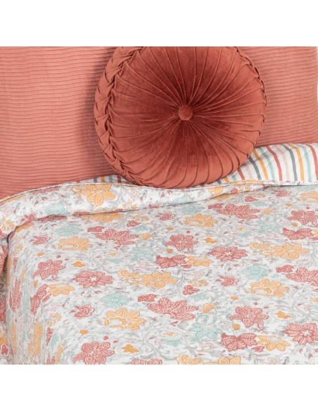 Colcha bouti Camelia acuarela Colcha bouti Camelia acuarela