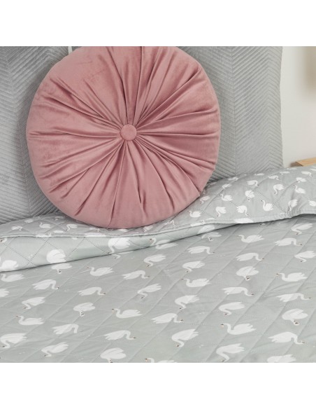 Colcha bouti Swan gris Colcha bouti Swan gris