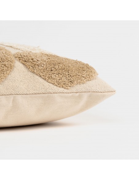 Cojín cuadrante algodón Zafra natural 50x50 - funda + relleno Cojín cuadrante algodón Zafra natural 50x50 - funda + relleno