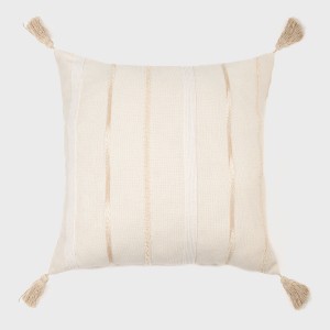 Cojín cuadrante algodón Raya Orta 50x50 - funda + relleno