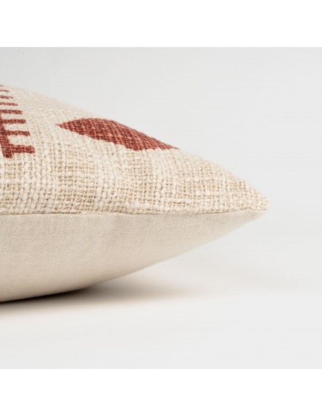 Cojín cuadrante algodón Fauno topo 45x45  - funda + relleno Cojín cuadrante algodón Fauno topo 45x45  - funda + relleno