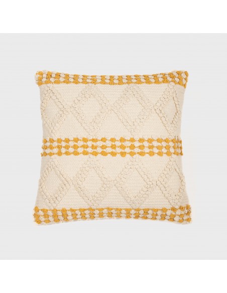 Cojín cuadrante algodón Basette 45x45 - funda + relleno