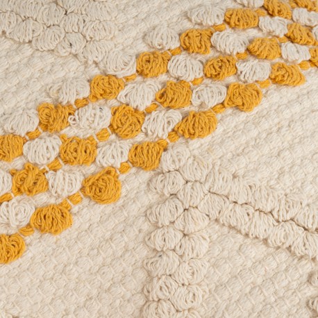 Cojín cuadrante algodón Basette 45x45 - funda + relleno