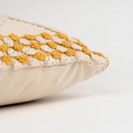 Cojín cuadrante algodón Basette 45x45 - funda + relleno