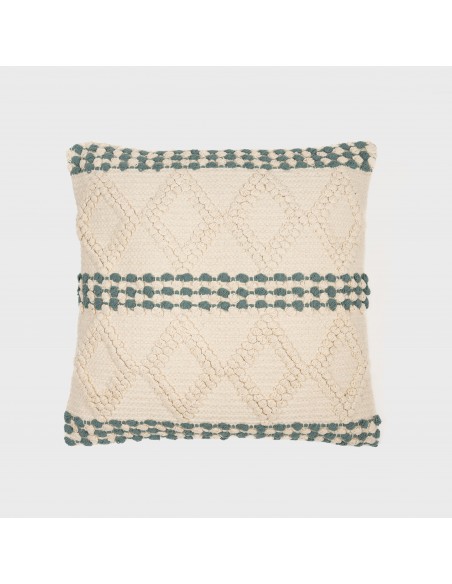 Cojín cuadrante algodón Basette 45x45 - funda + relleno Cojín cuadrante algodón Basette 45x45 - funda + relleno