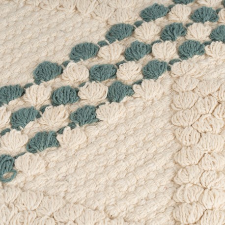 Cojín cuadrante algodón Basette 45x45 - funda + relleno