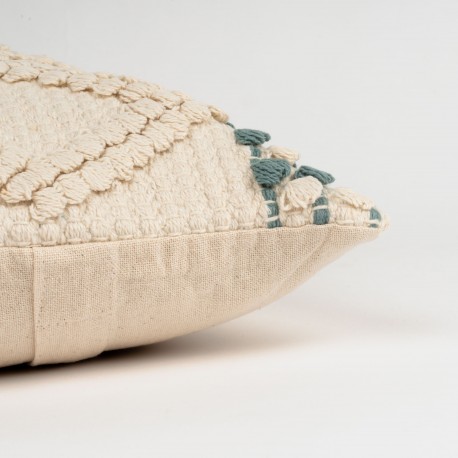 Cojín cuadrante algodón Basette 45x45 - funda + relleno