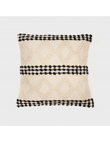 Cojín cuadrante algodón Basette 45x45 - funda + relleno Cojín cuadrante algodón Basette 45x45 - funda + relleno