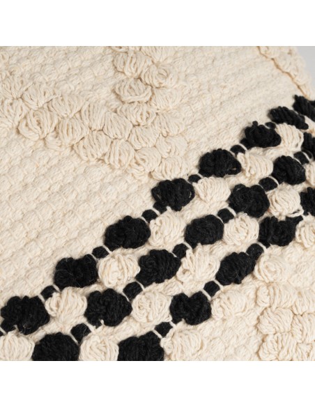 Cojín cuadrante algodón Basette 45x45 - funda + relleno Cojín cuadrante algodón Basette 45x45 - funda + relleno