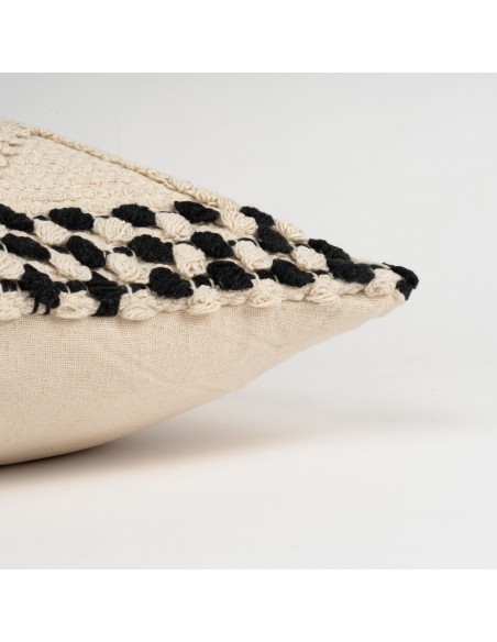 Cojín cuadrante algodón Basette 45x45 - funda + relleno Cojín cuadrante algodón Basette 45x45 - funda + relleno