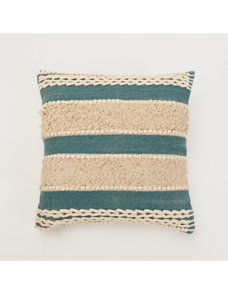 Cojín cuadrante algodón Domus 45x45 - funda + relleno