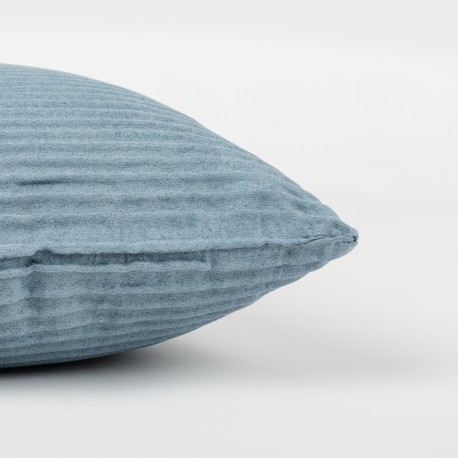 Cojín cuadrante New Ondas ante liso 50x50 - funda + relleno