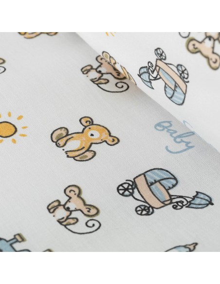 Funda nórdica algodón Nico celeste Funda nórdica algodón Nico celeste