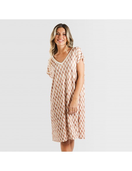 Vestido corto manga fluida soft Orlando arena Vestido corto manga fluida soft Orlando arena