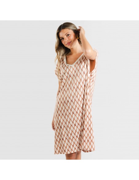 Vestido corto manga fluida soft Orlando arena Vestido corto manga fluida soft Orlando arena