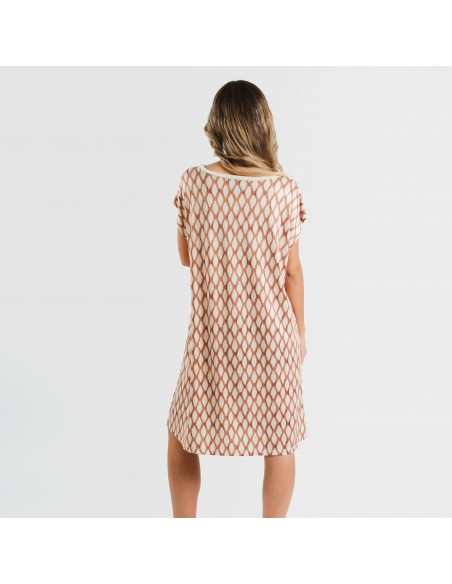 Vestido corto manga fluida soft Orlando arena Vestido corto manga fluida soft Orlando arena