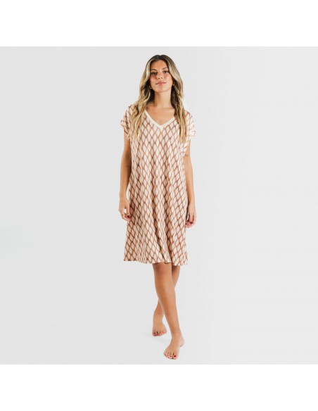 Vestido corto manga fluida soft Orlando arena Vestido corto manga fluida soft Orlando arena