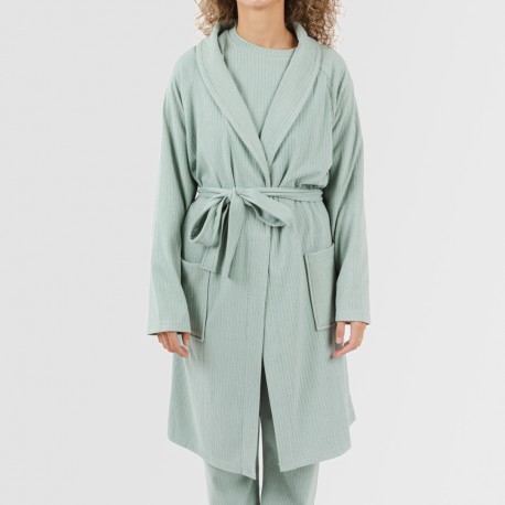 Bata canalé Raya ancha lisa