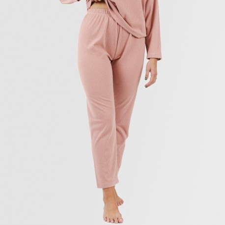 Pijama canalé Raya ancha lisa