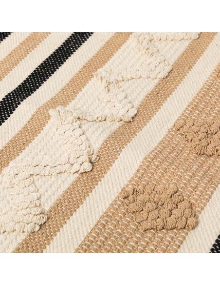 Alfombra algodón Parparela arena - negro Alfombra algodón Parparela arena - negro