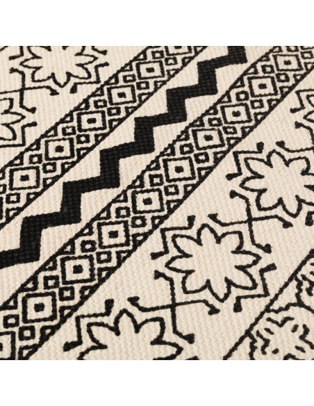 Alfombra algodón Galatea blanco - negro Alfombra algodón Galatea blanco - negro