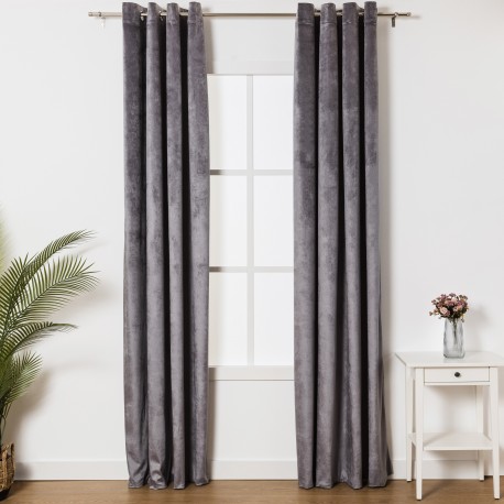 Cortina New terciopelo lisa