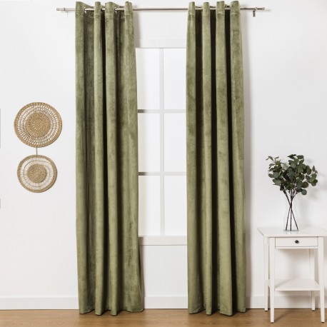 Cortina New terciopelo lisa