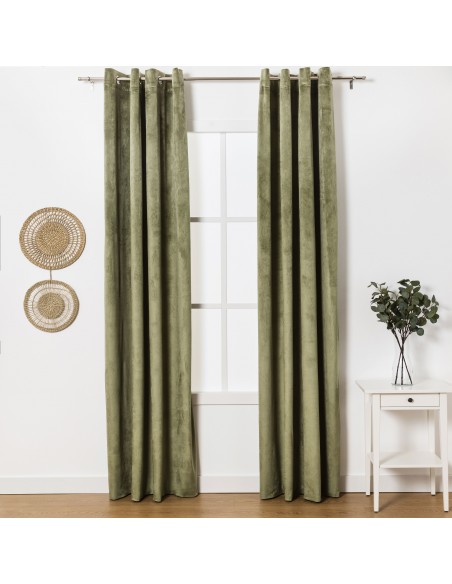 Cortina New terciopelo lisa