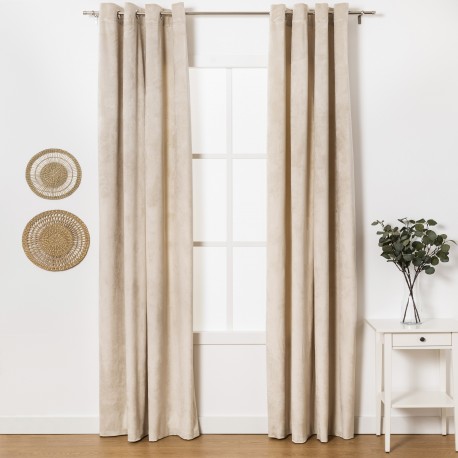 Cortina New terciopelo lisa