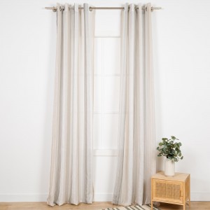 Cortina Libia Raya Vertical gris perla 2