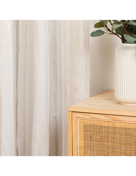 Cortina Libia Raya Vertical gris perla Cortina Libia Raya Vertical gris perla