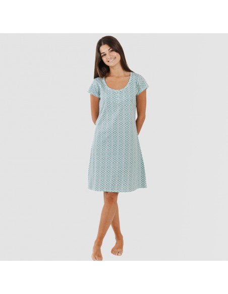 Blusón algodón Bianca verde menta Blusón algodón Bianca verde menta