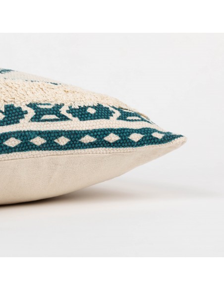 Cojín rectangular algodón 30x50 Abad verde - funda + relleno Cojín rectangular algodón 30x50 Abad verde - funda + relleno