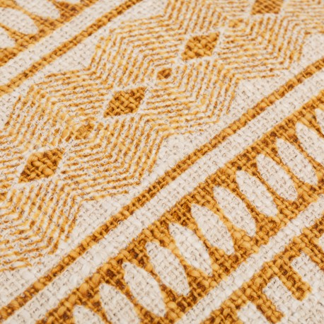 Cojín cuadrante algodón Fauno topo 45x45  - funda + relleno