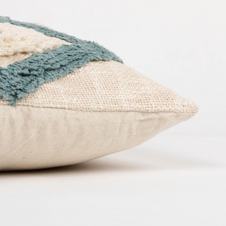 Cojín cuadrante algodón Valirio 45x45 - funda + relleno