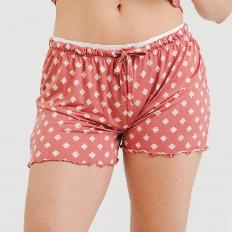 Pijama tirantes mujer soft Missy marsala
