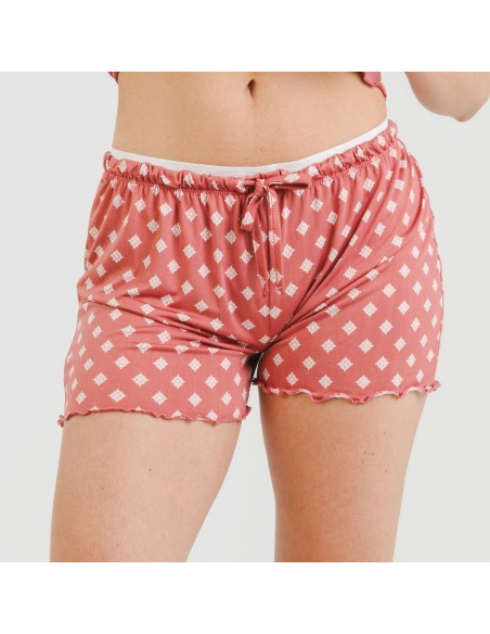 Pijama tirantes mujer soft Missy marsala