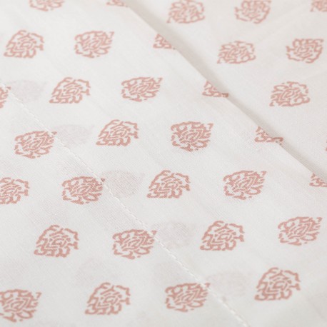 Juego de sábanas algodón Indolis malva