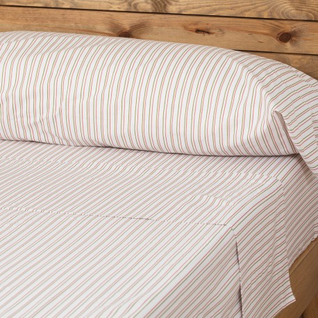 Juego de sábanas algodón Raya Dula