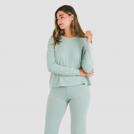 Pijama punto extra suave liso