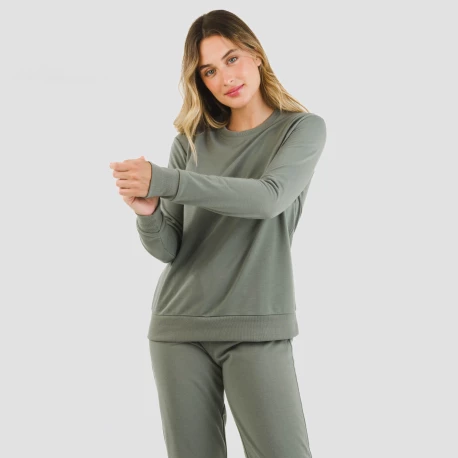 Sudadera basica deportiva mujer