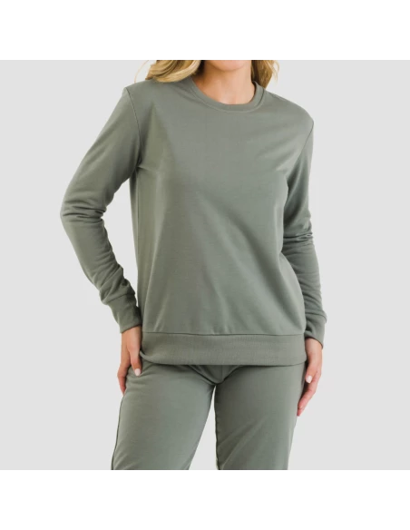 Sudadera basica deportiva mujer